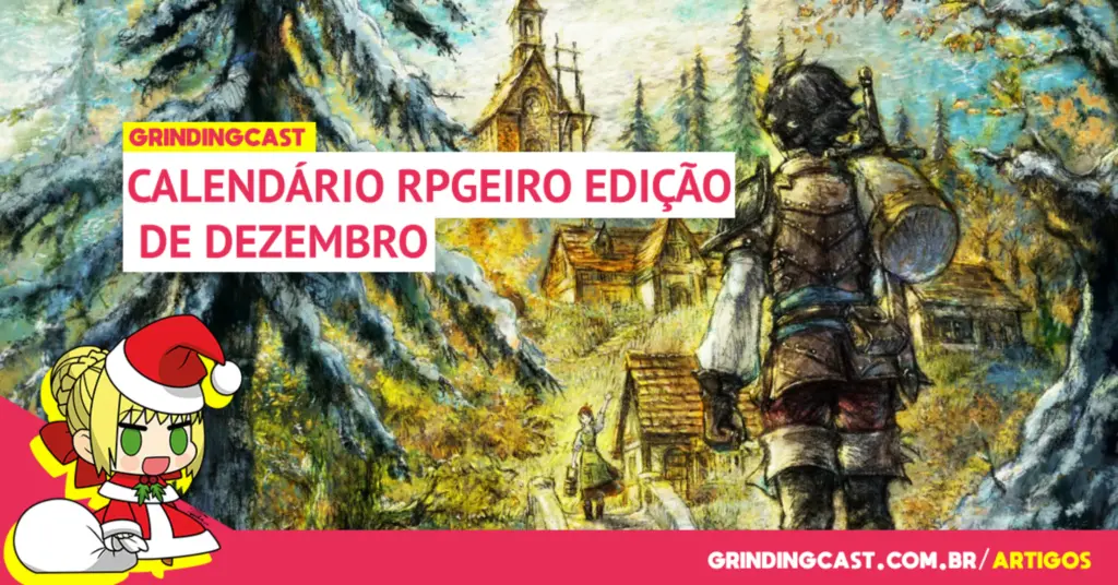 Calendário RPGeiro – Edição de Dezembro – Grindingcast – O podcast de RPG